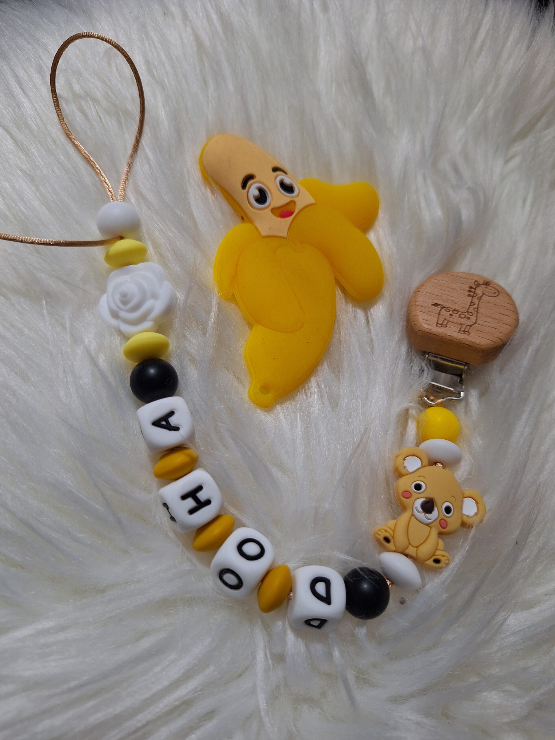 Handmade pacifier clip DIY
